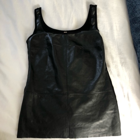 Vegan leather tank top by Bailey 44 - Picture 4 of 5